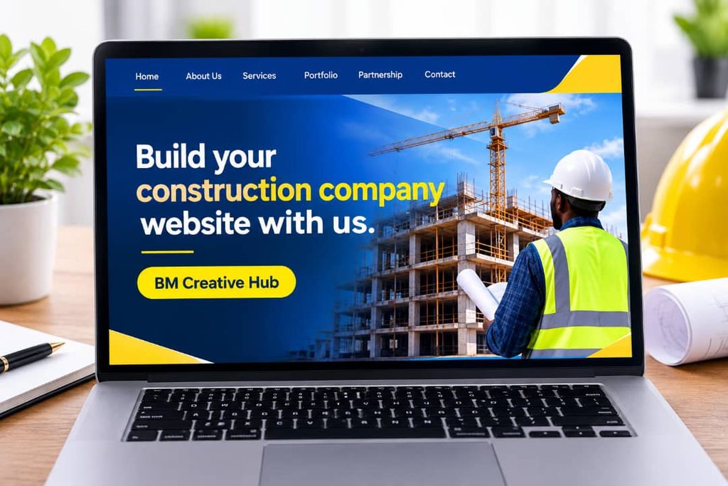 professional construction company website