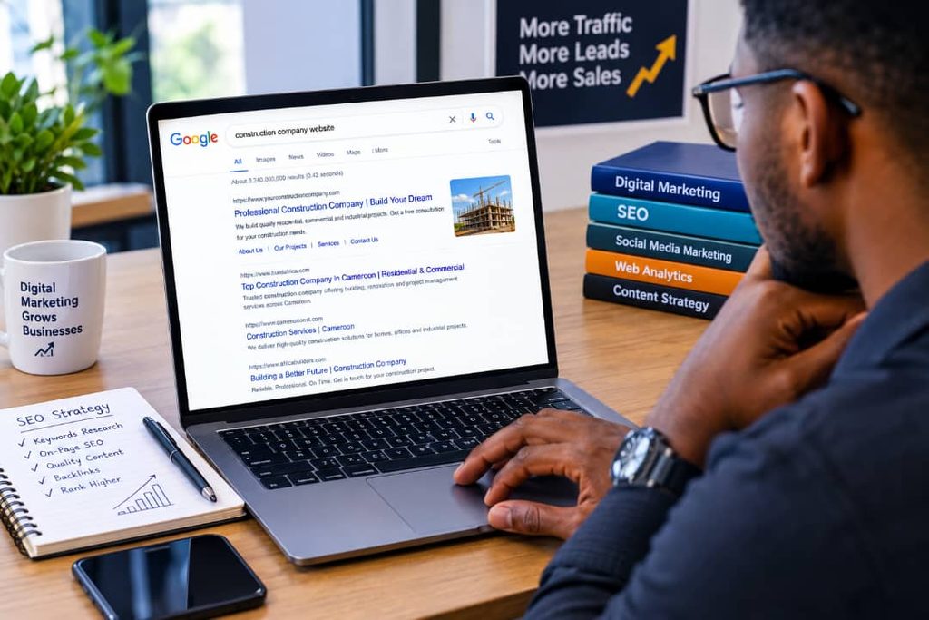 construction Company SEO and Google visibility